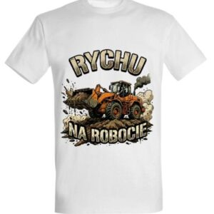 Koszulka "Rychu na robocie" - ładowarka kołowa